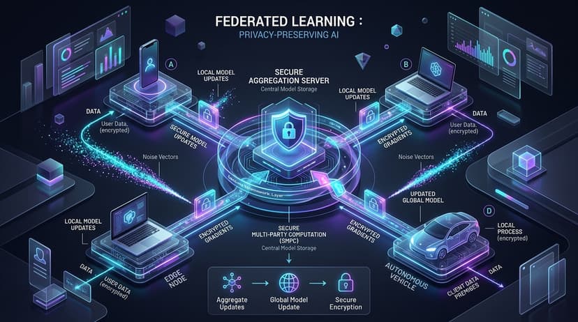 Federated Learning: Training AI Models on Distributed, Private Datasets