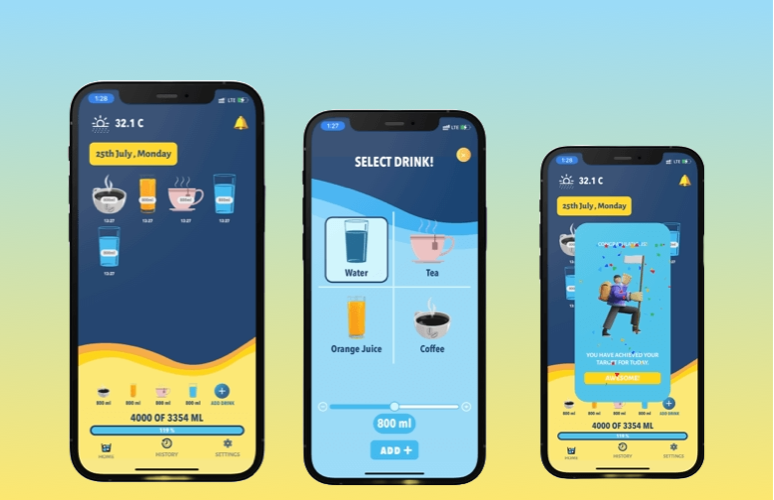Water Reminder Banner